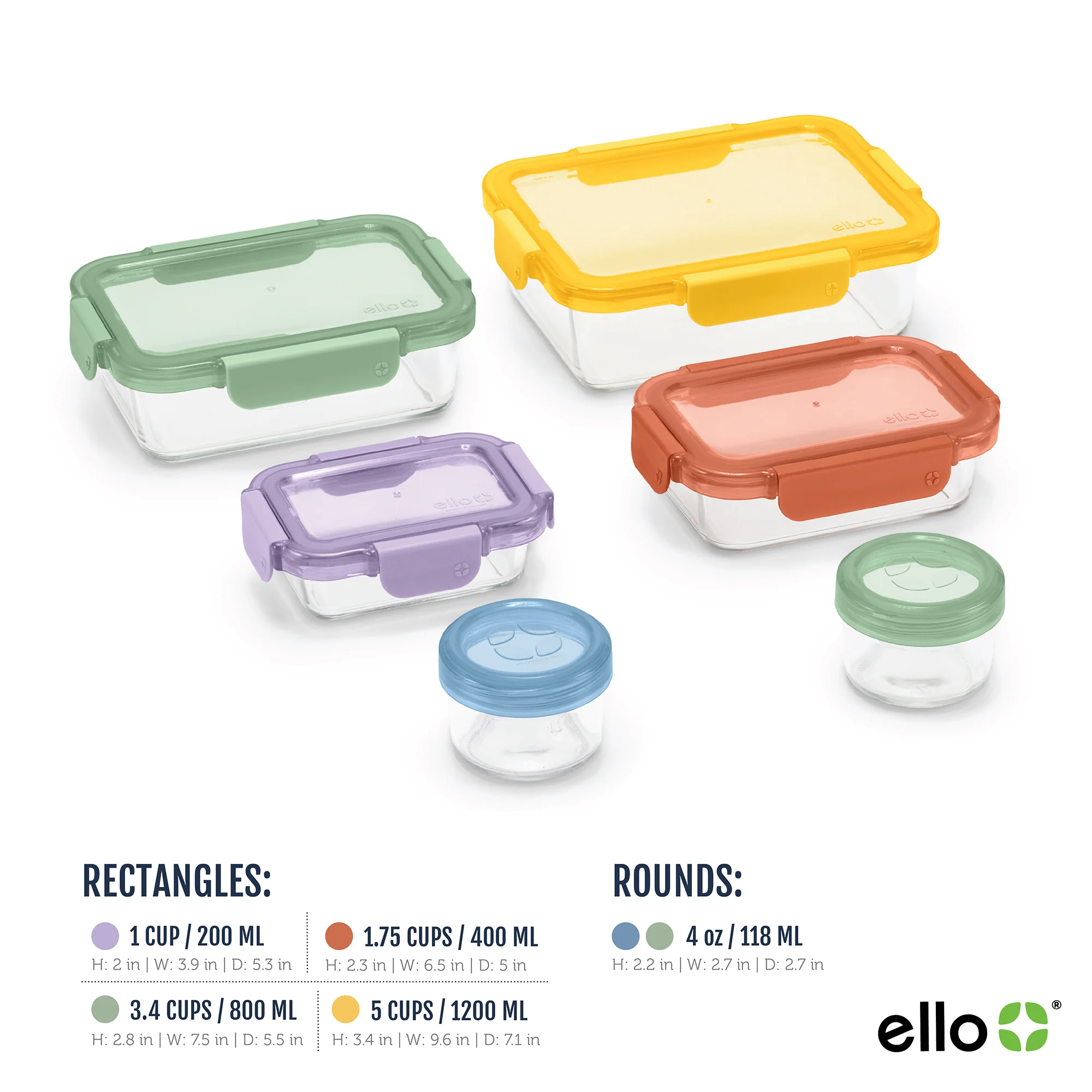Color Lock® Glass 12pc Mixed Meal Prep Set - Image 3