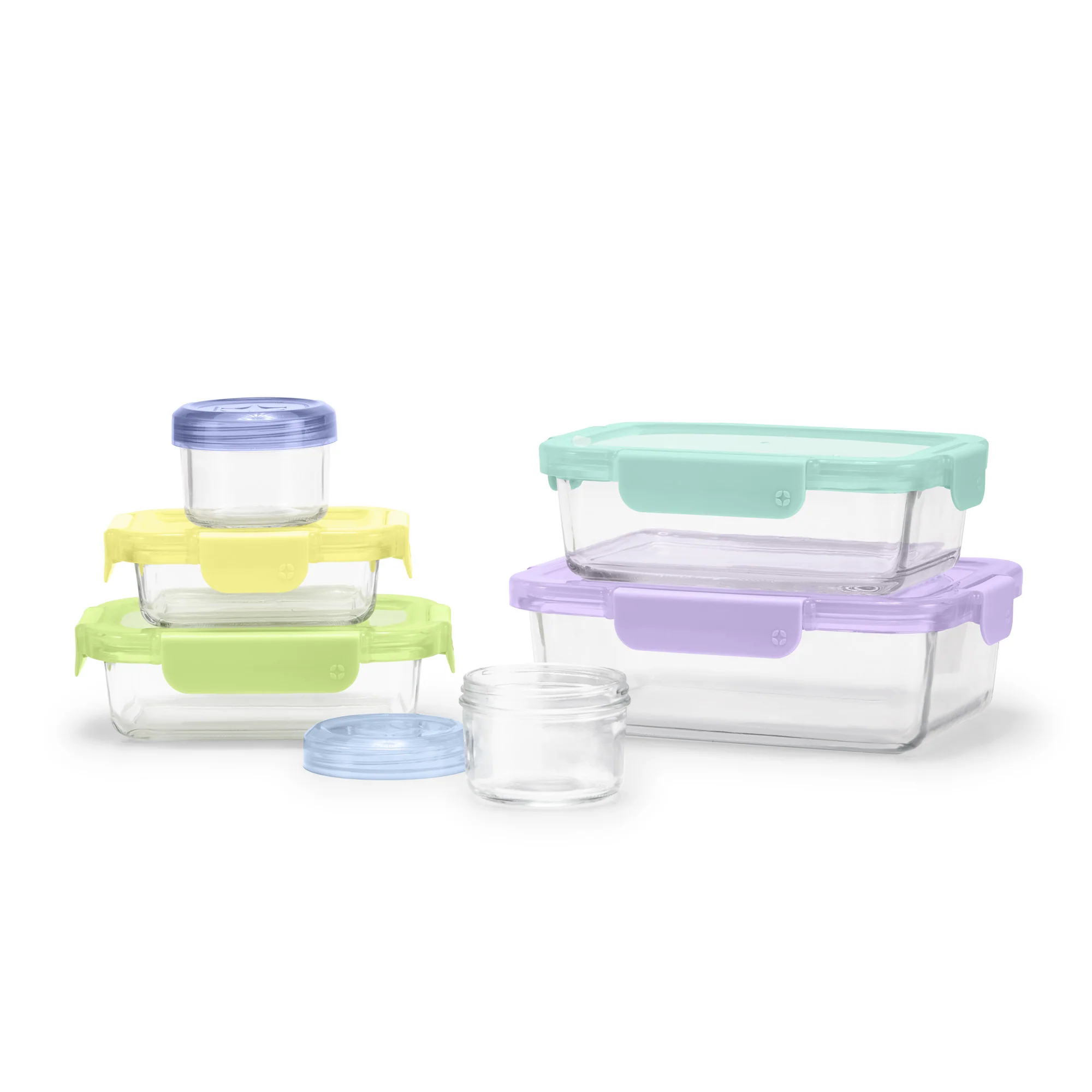 Color Lock® Glass 12pc Mixed Meal Prep Set - Image 5