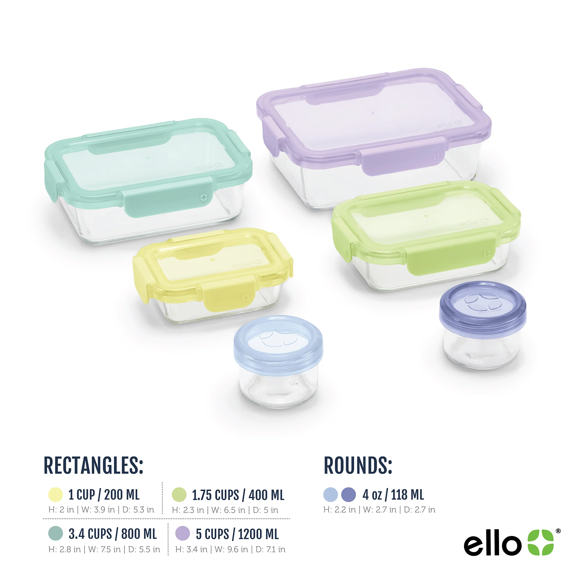 Color Lock® Glass 12pc Mixed Meal Prep Set - Image 7