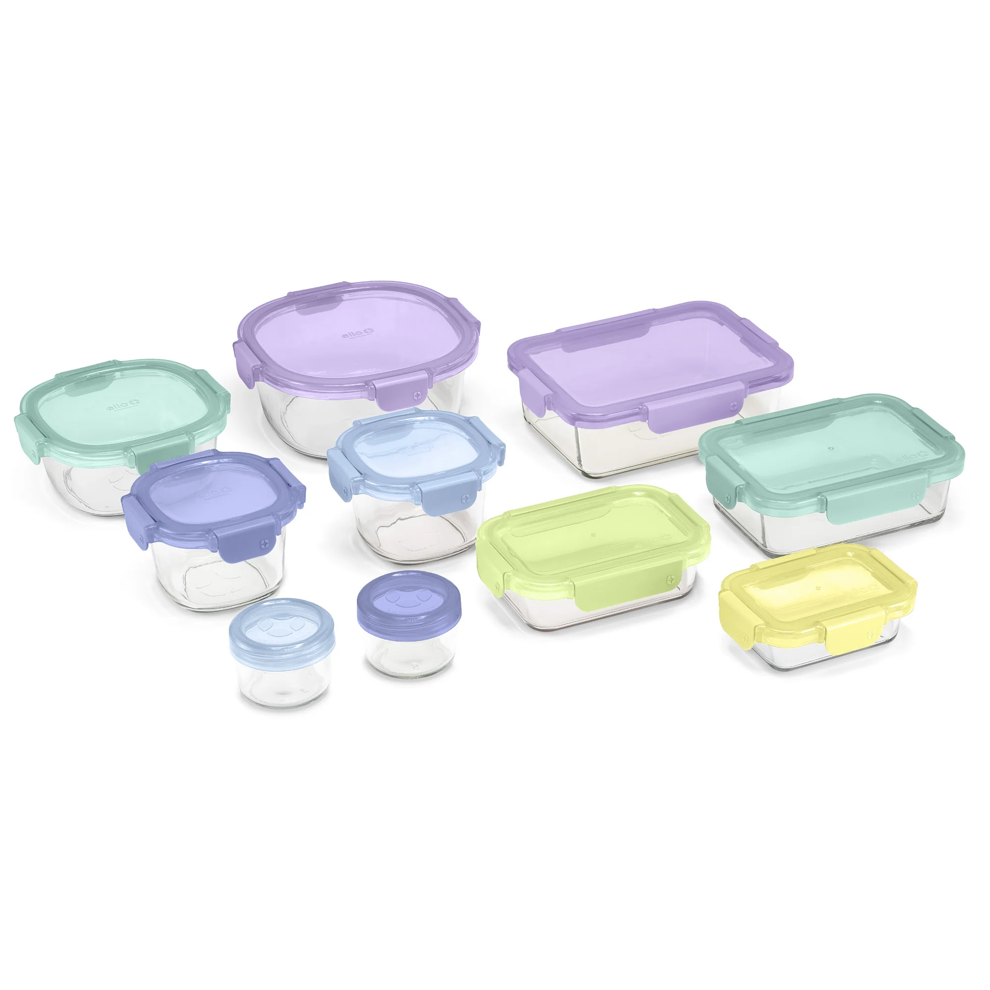 Color Lock® Glass 20pc Mixed Meal Prep Set - Image 8
