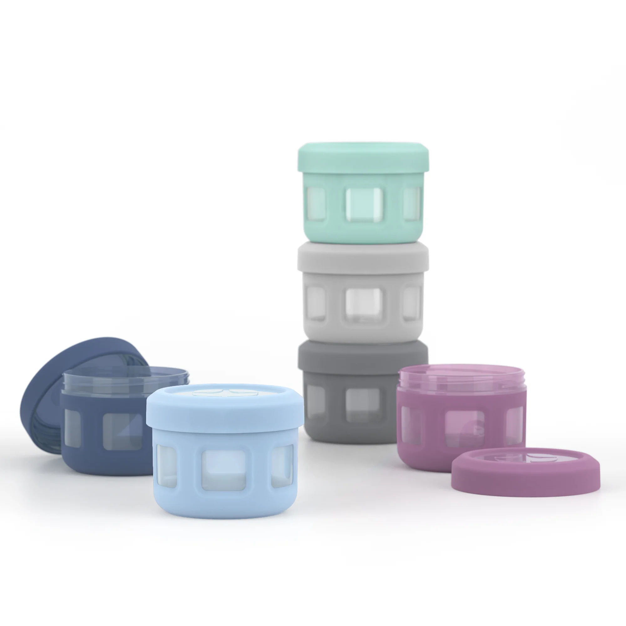 Plastic Condiment Containers, Set of 6 - Image 4