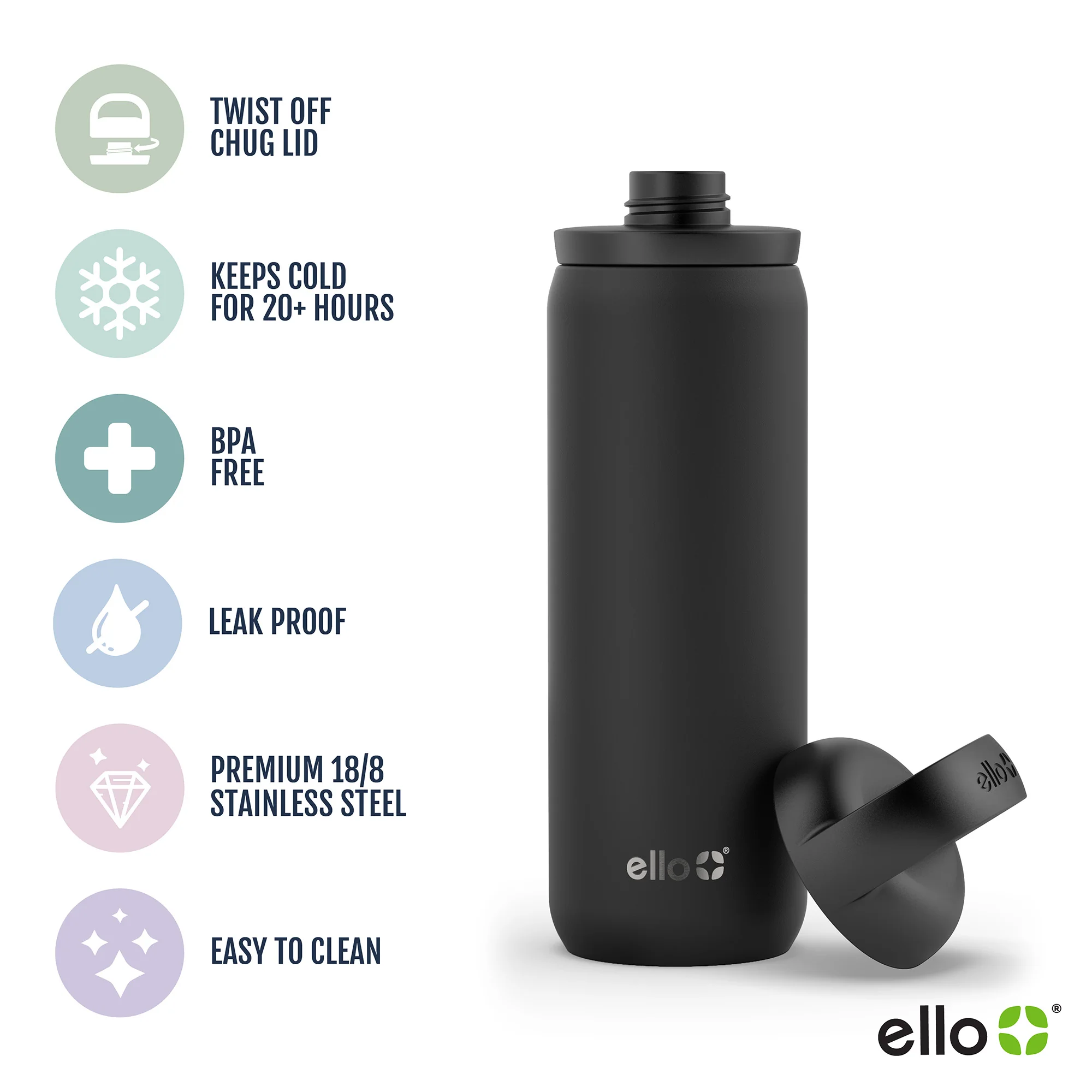 Cooper Twist Stainless Steel Water Bottle - Image 45
