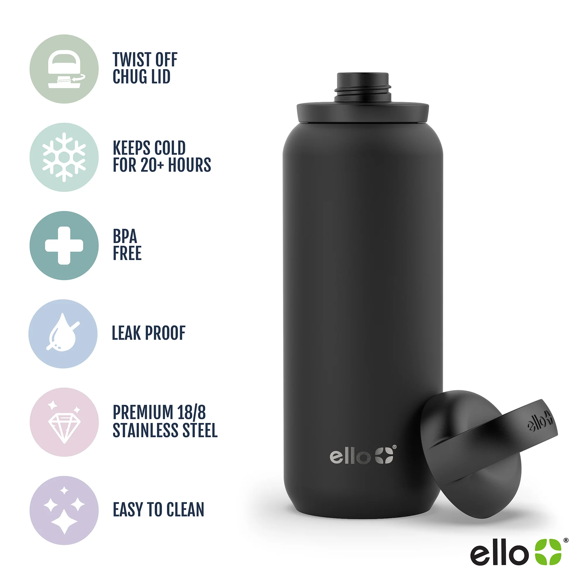 Cooper Twist Stainless Steel Water Bottle - Image 63