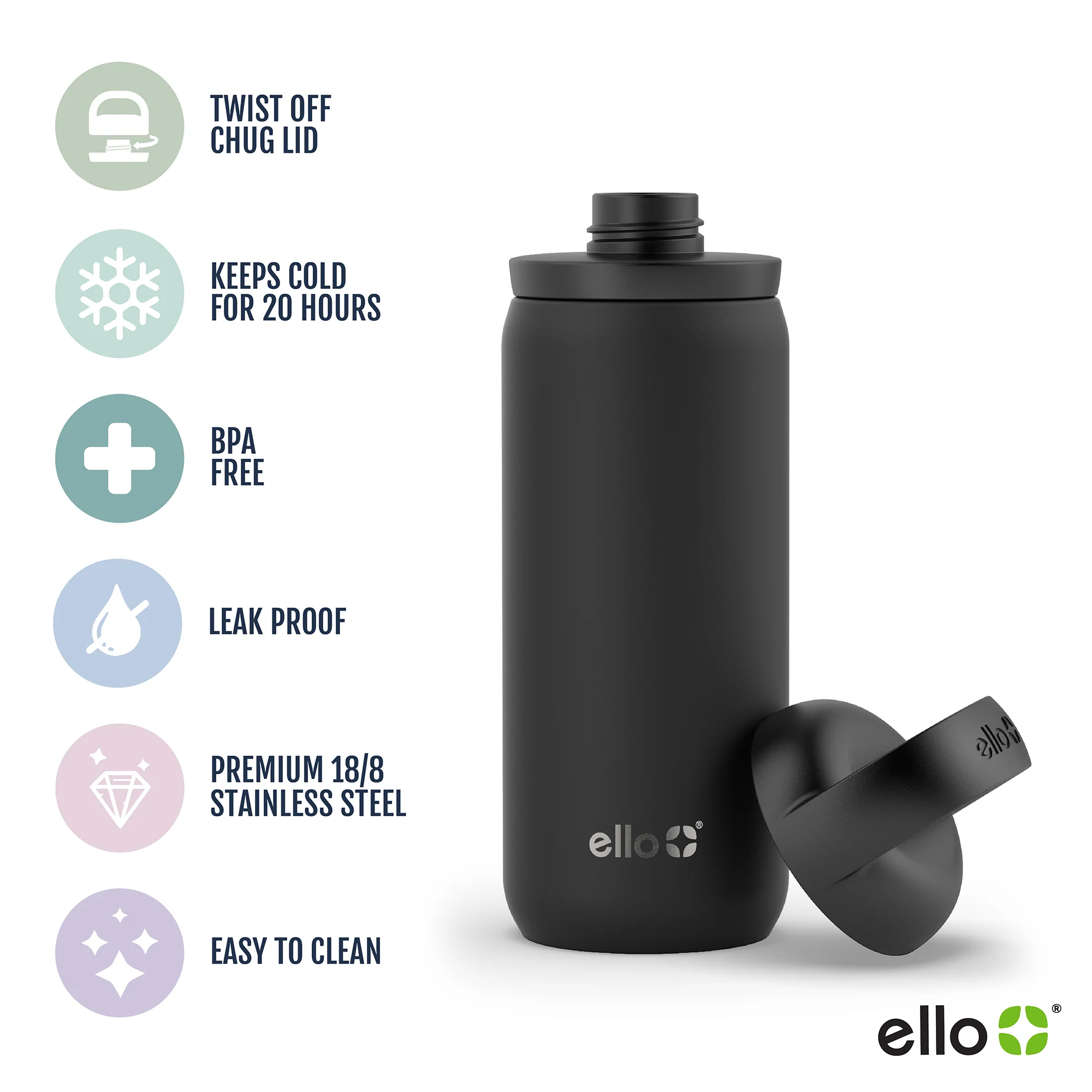 Cooper Twist Stainless Steel Water Bottle - Image 71