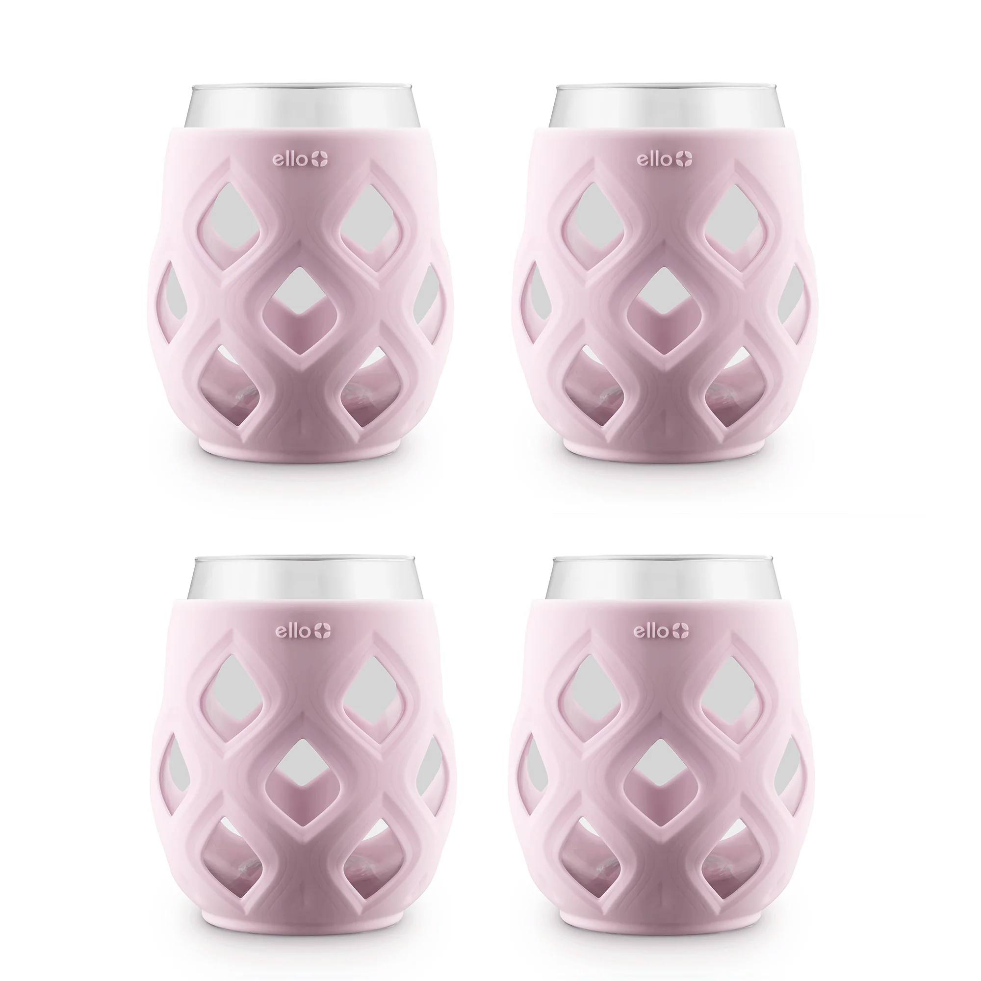 Cru Stemless Wine Glass Set with Silicone Protection - Image 4