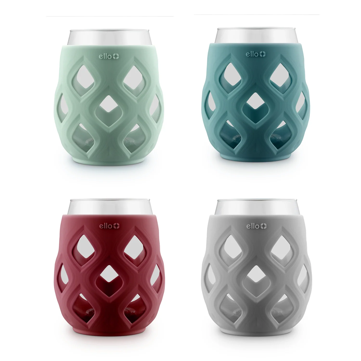 Cru Stemless Wine Glass Set with Silicone Protection - Image 6