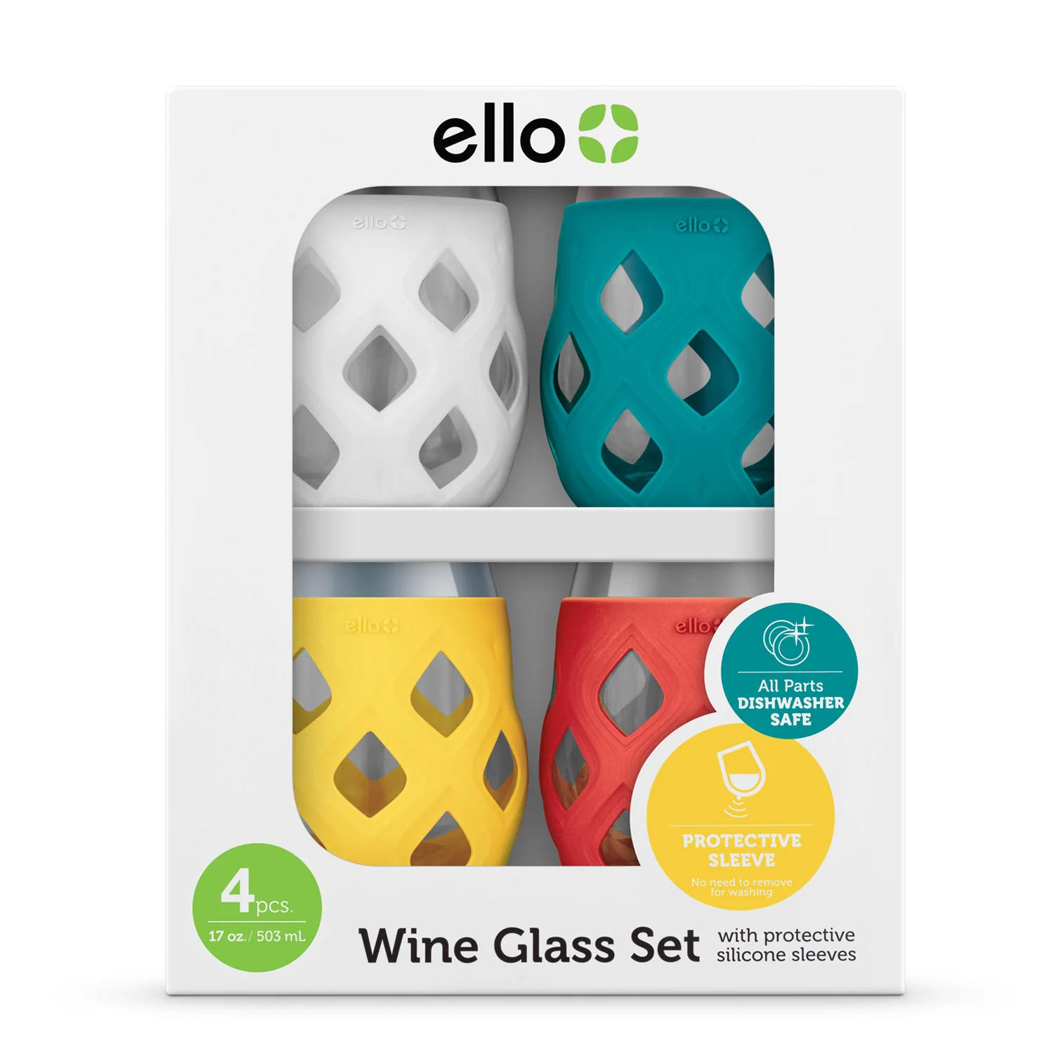 Cru Stemless Wine Glass Set with Silicone Protection - Image 8