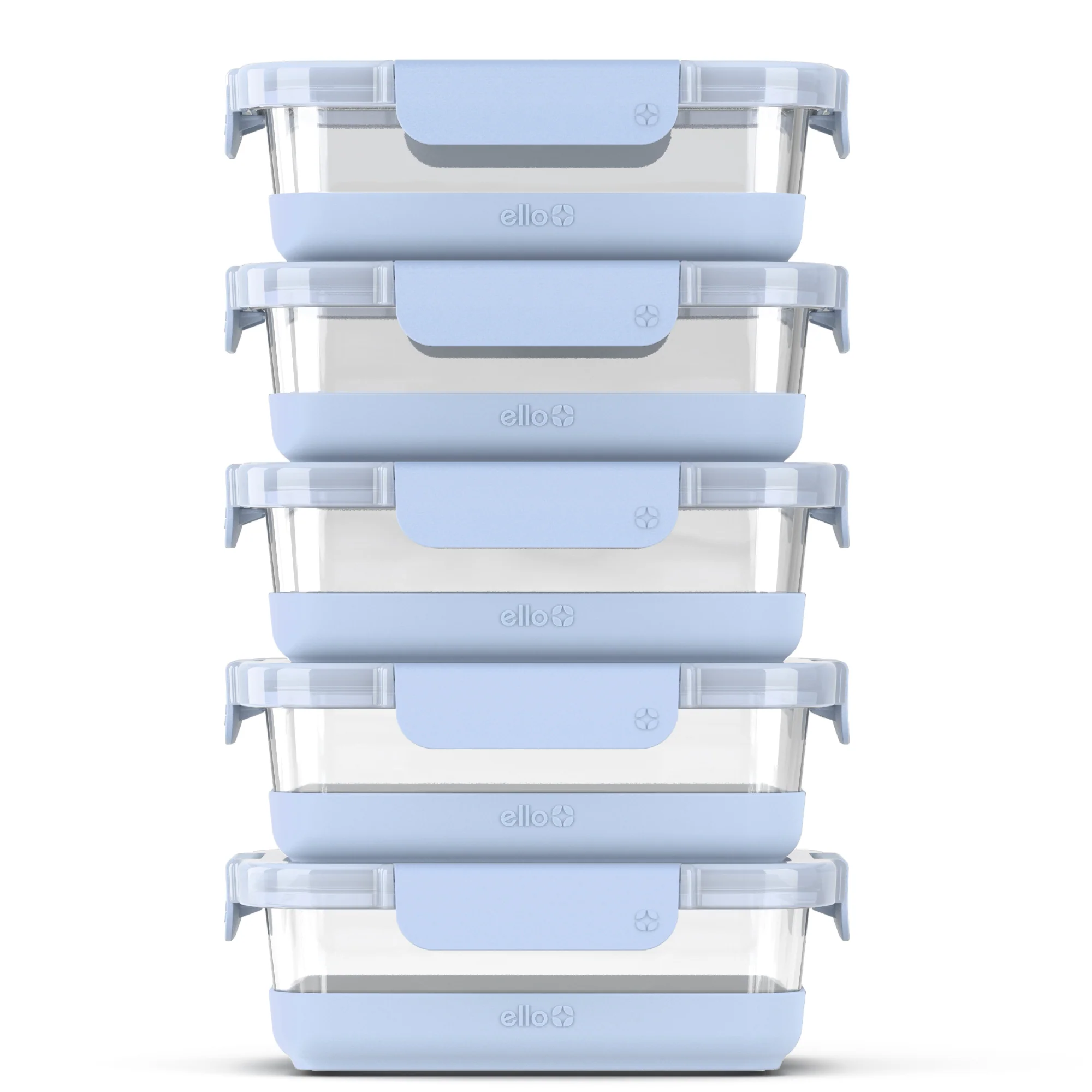 Ello Duraglass Refresh™ Meal Prep Containers, Set of 5 - Image 10