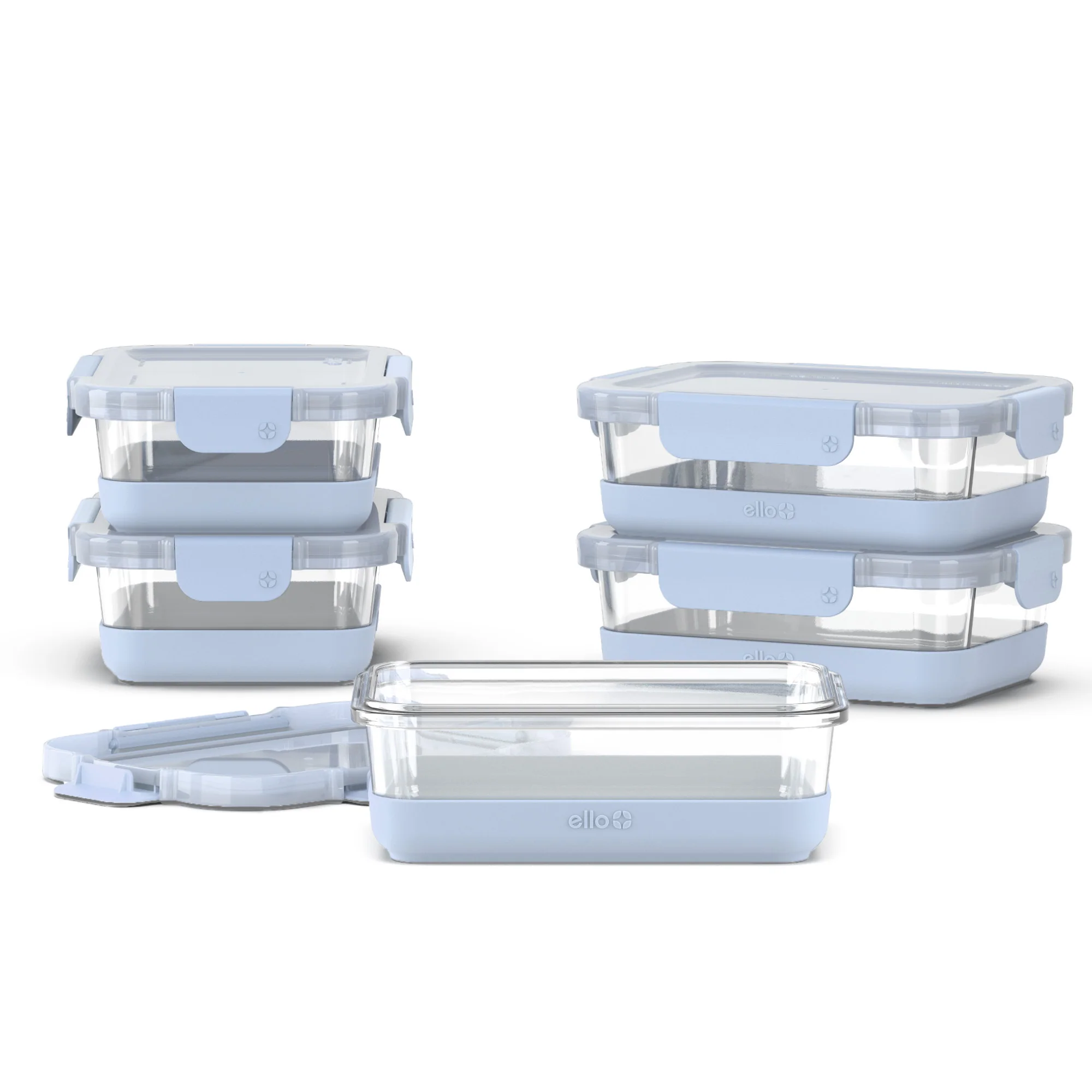 Ello Duraglass Refresh™ Meal Prep Containers, Set of 5 - Image 12