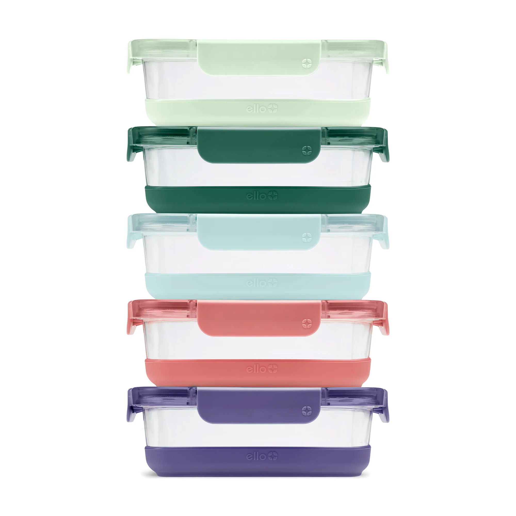 Ello Duraglass Refresh™ Meal Prep Containers, Set of 5 - Image 14