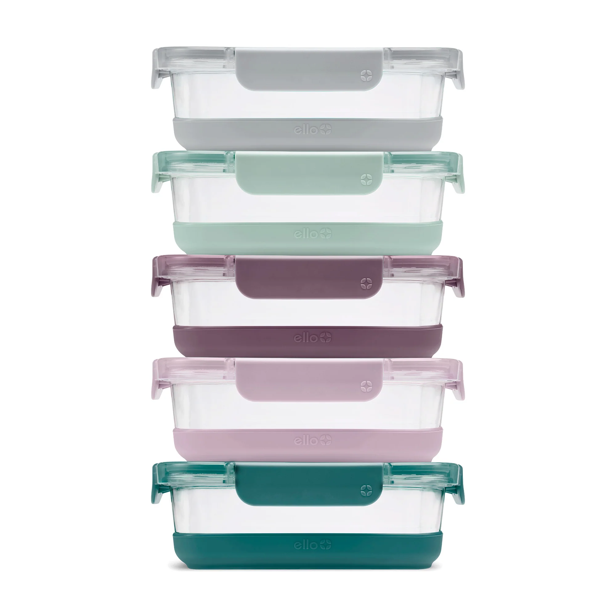 Ello Duraglass Refresh™ Meal Prep Containers, Set of 5 - Image 16