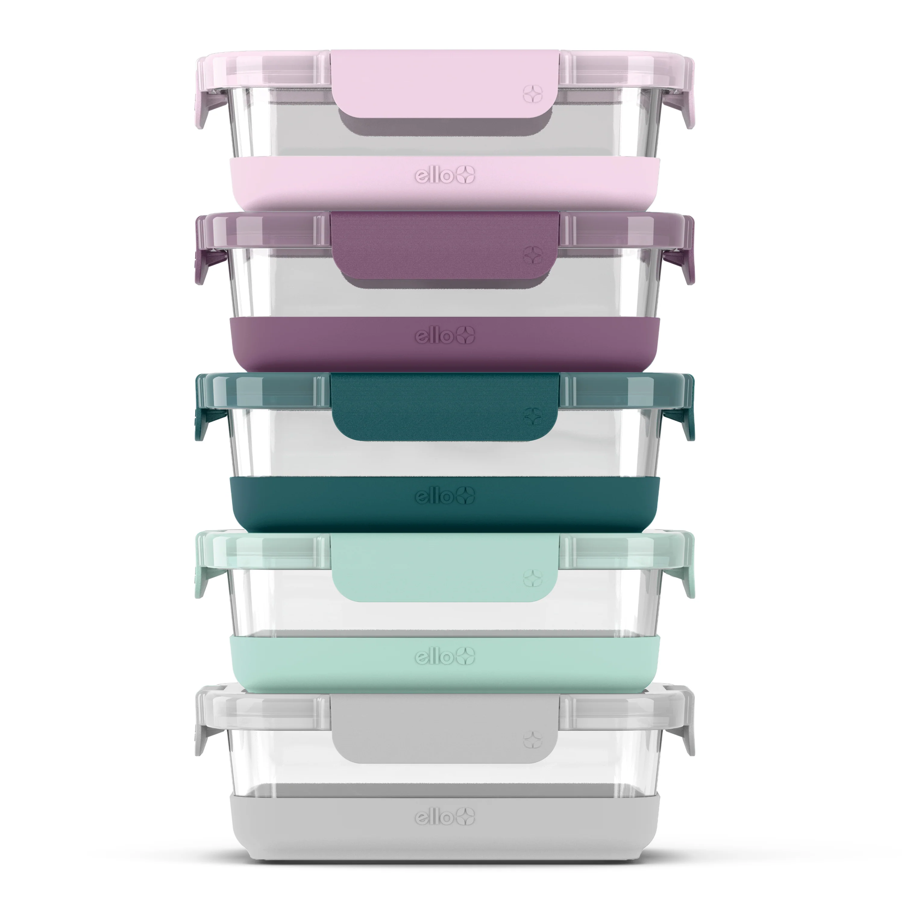 Ello Duraglass Refresh™ Meal Prep Containers, Set of 5 - Image 7