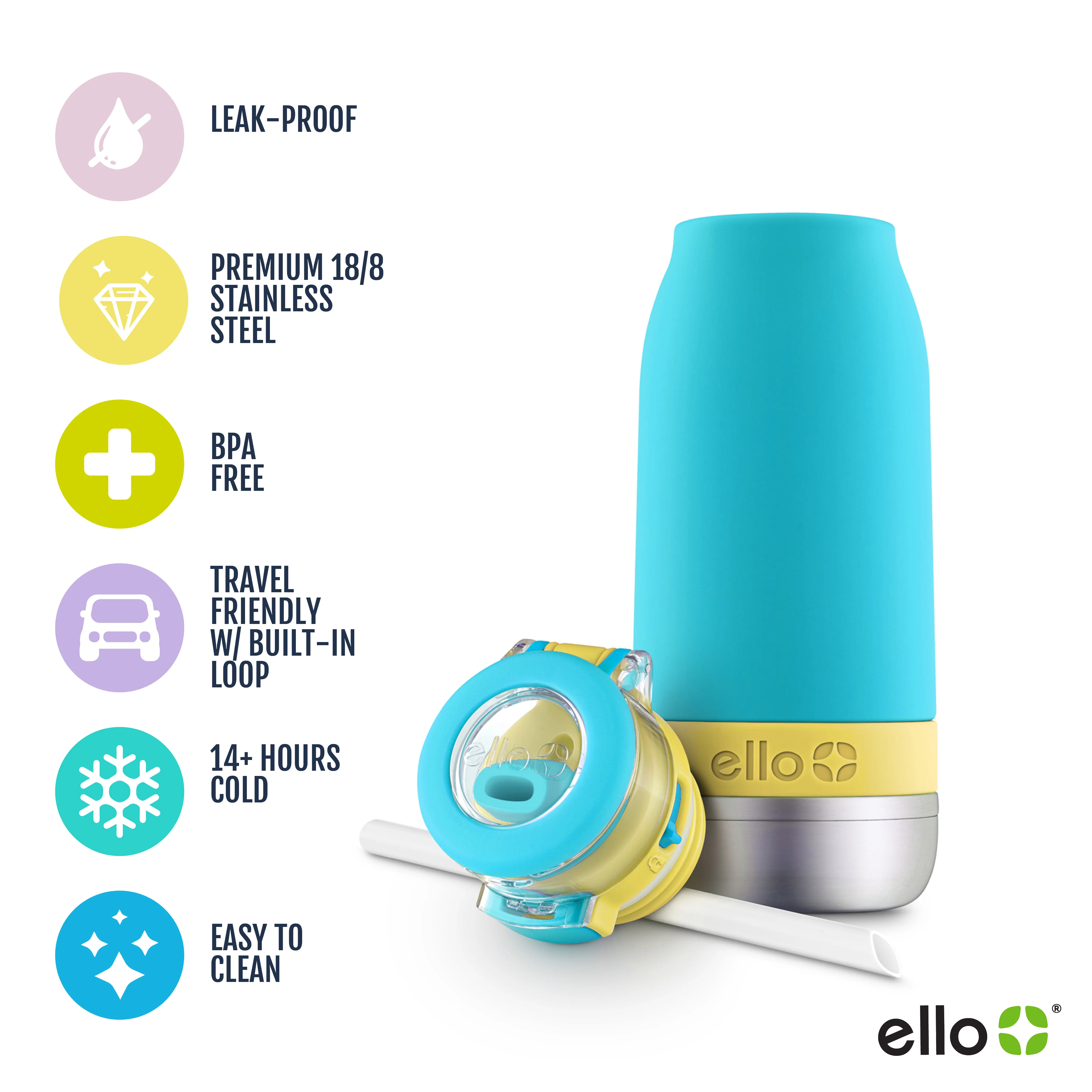 Emma 14oz Vacuum Insulated Stainless Water Bottle - Image 10