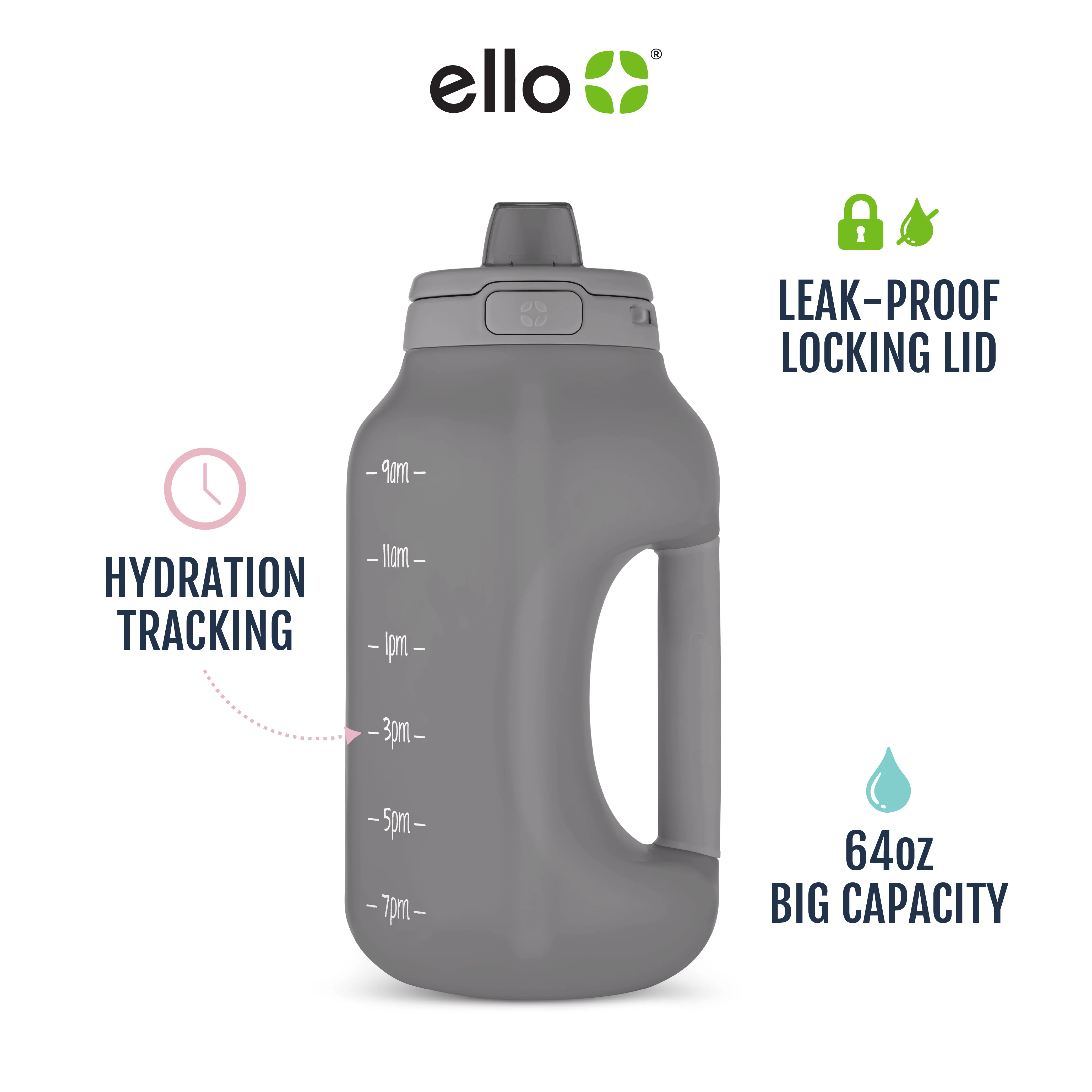 Hydra Half Gallon Water Bottle with Straw - Image 21