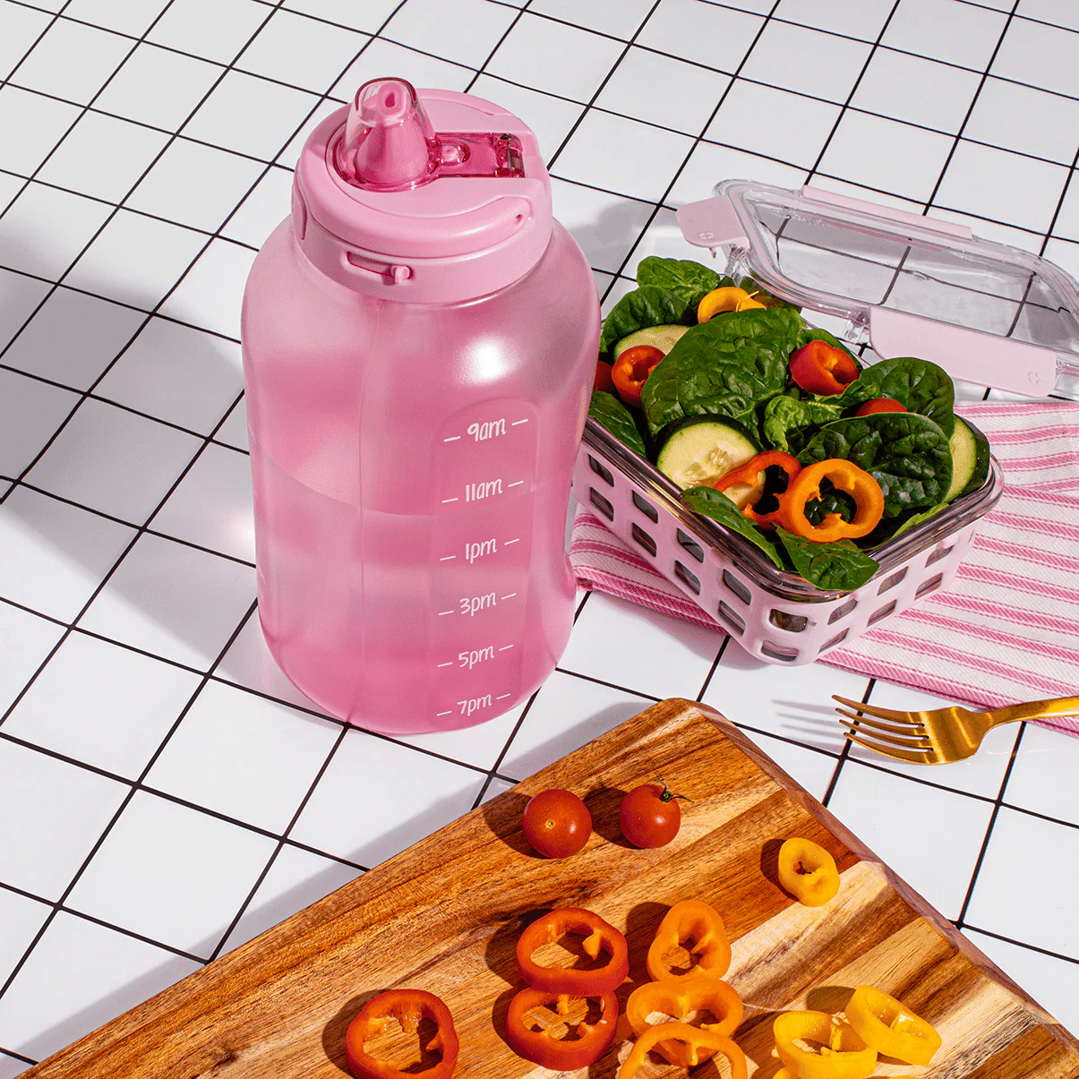 Hydra Half Gallon Water Bottle with Straw - Image 38