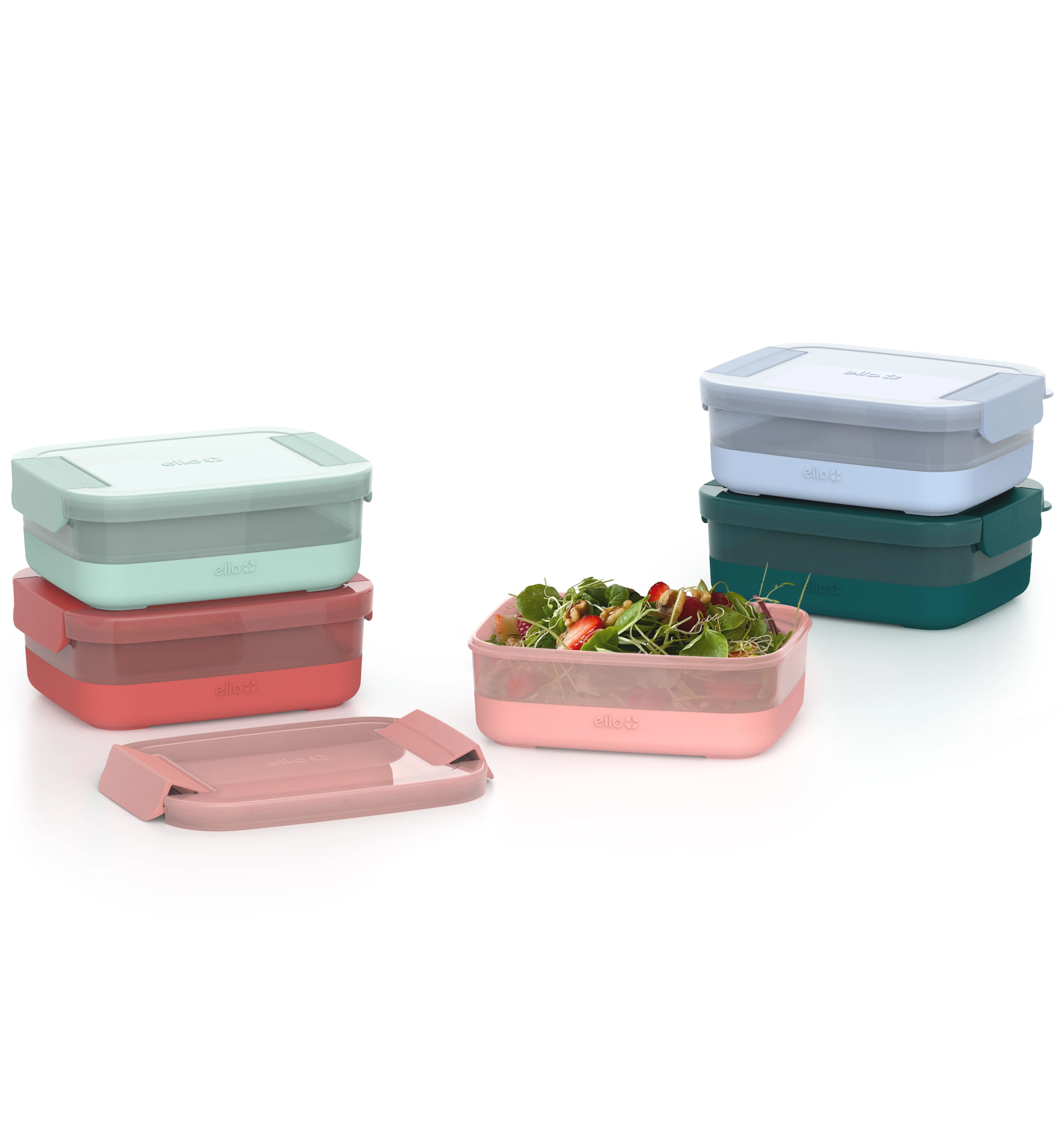 Plastic Food Storage 3.7c Containers with Soft Base, Set of 5 - Image 5