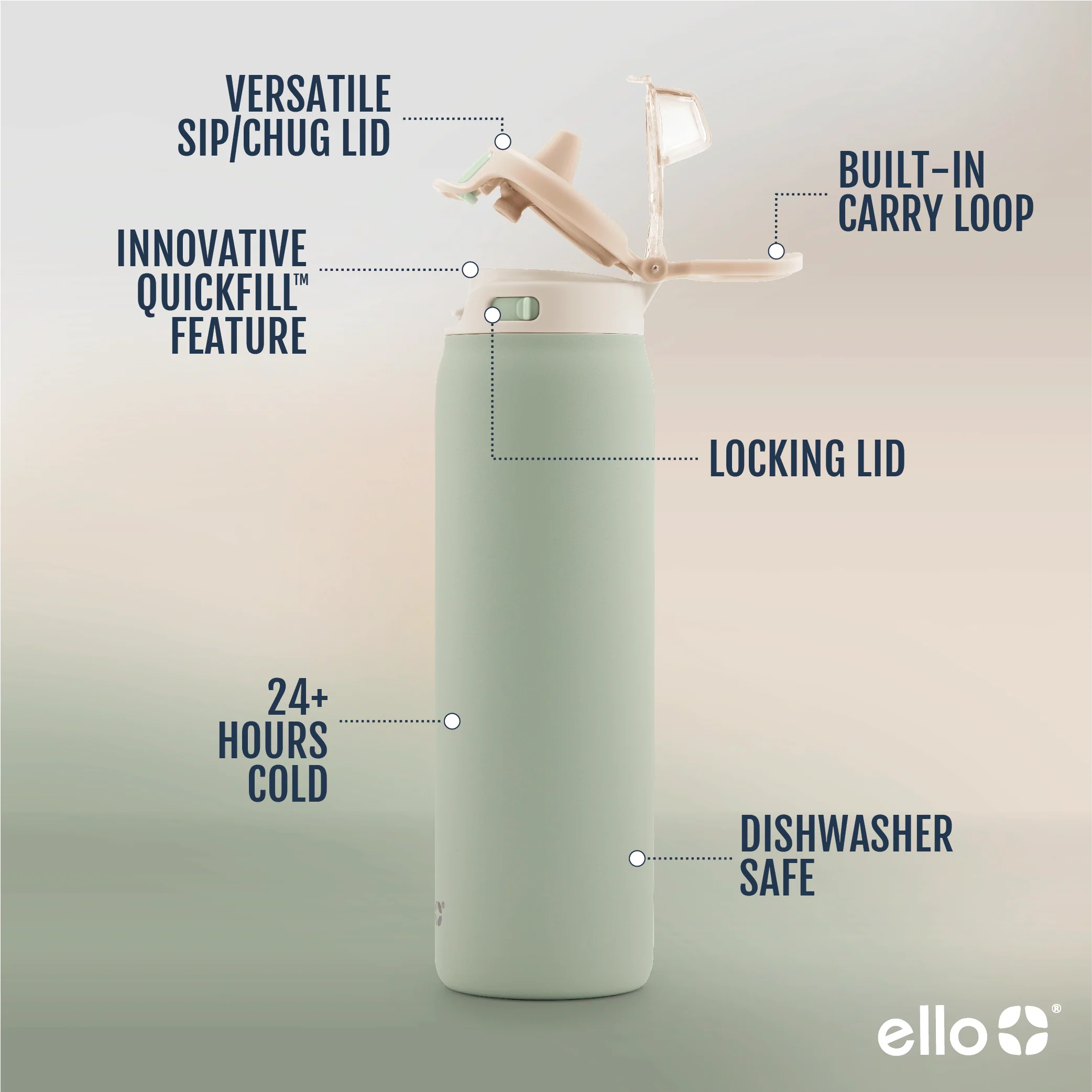 Pop & Fill Stainless Steel Water Bottle - Image 10