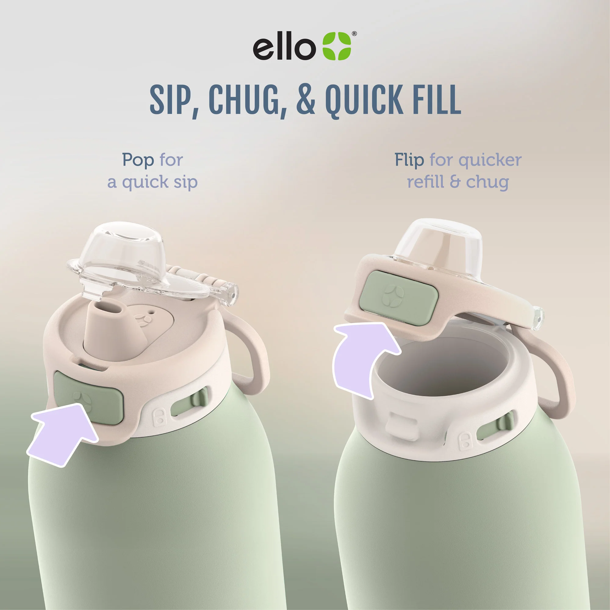 Pop & Fill Stainless Steel Water Bottle - Image 23
