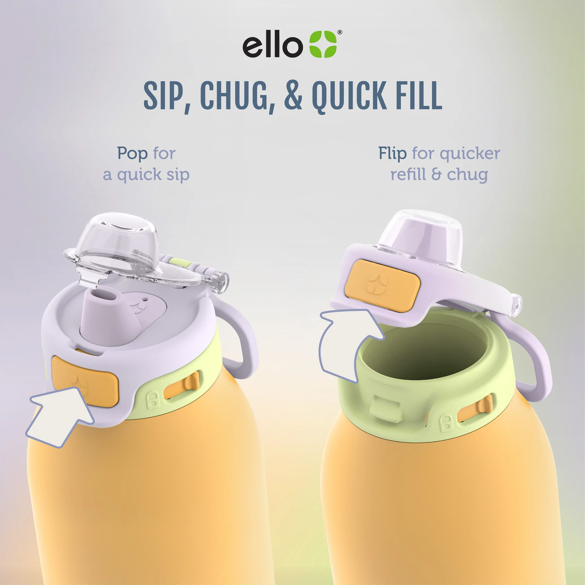 Pop & Fill Stainless Steel Water Bottle - Image 84