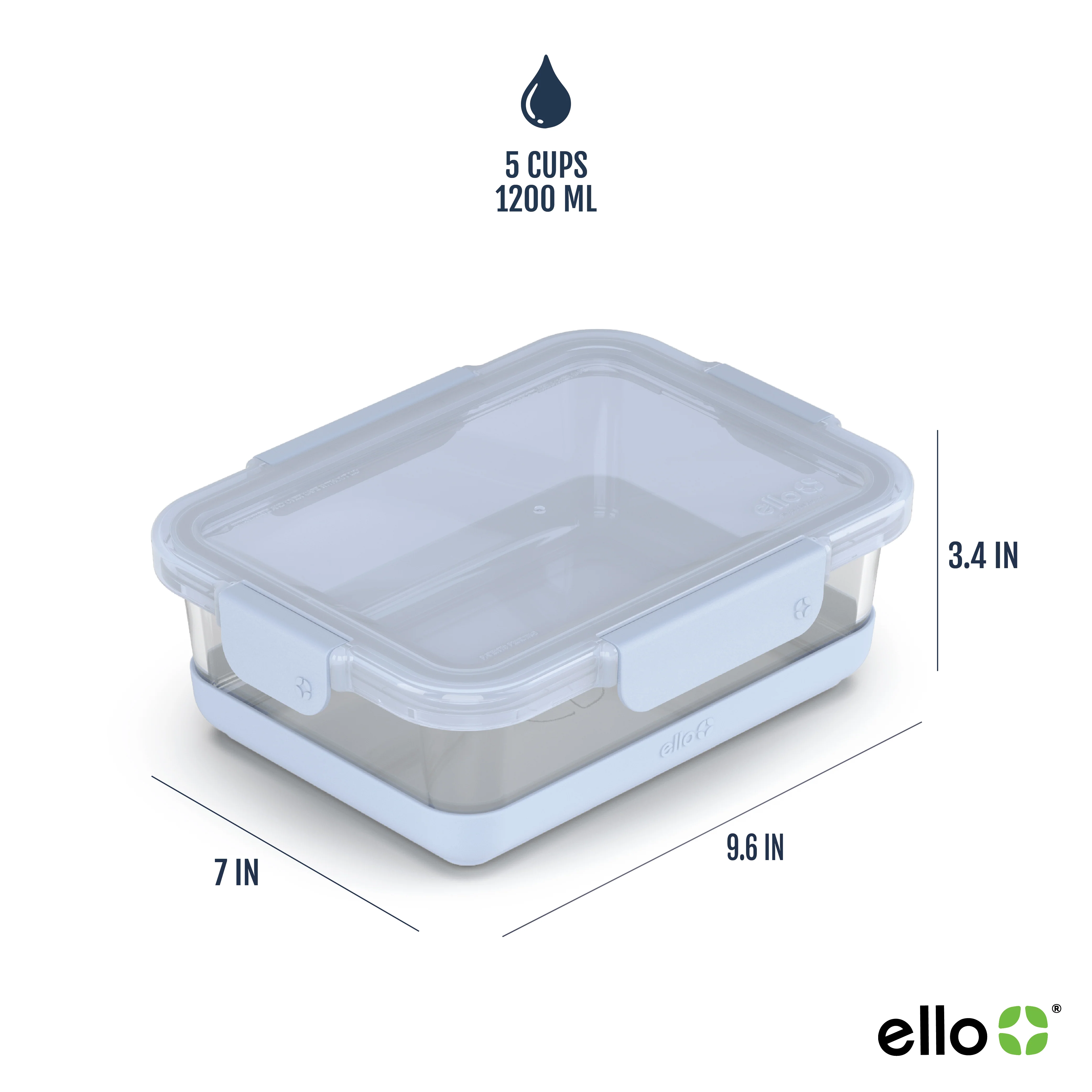 Replacement Lid - Ello Refresh 5 Cup Food Storage Container - Image 2